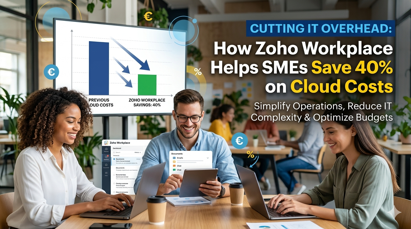 Cutting IT Overhead: How Zoho Workplace Helps SMEs Save 40% on Cloud Costs