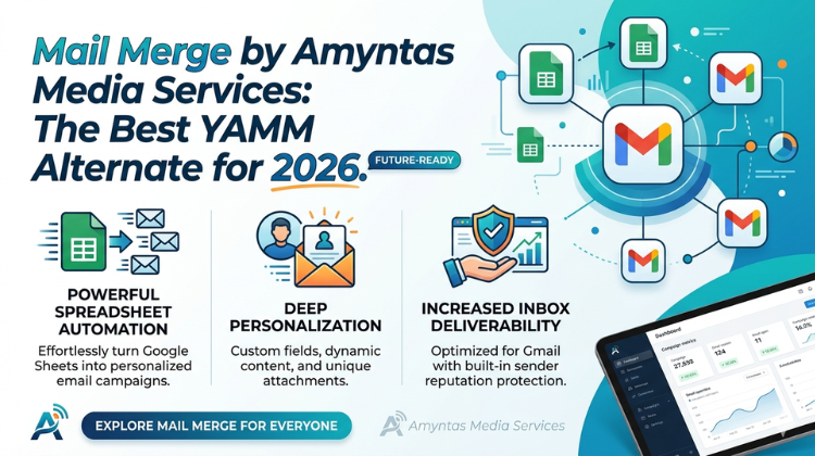 Mail Merge by Amyntas Media Services: The Best YAMM Alternate for 2026