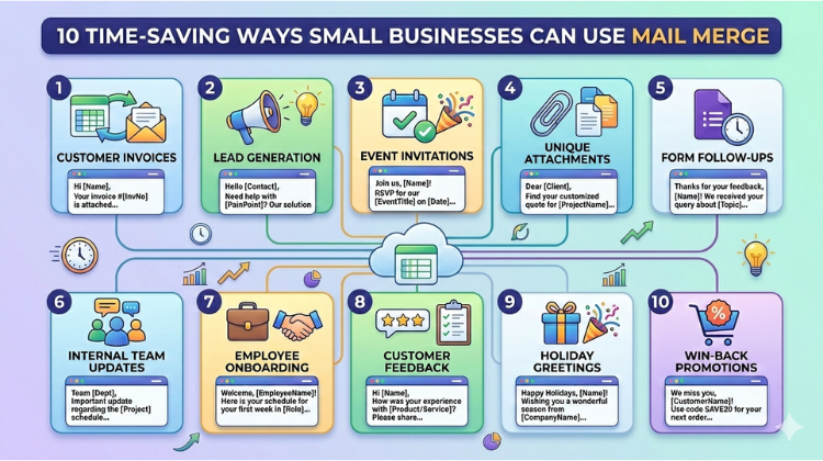 10 Time-Saving Ways Small Businesses Can Use Mail Merge