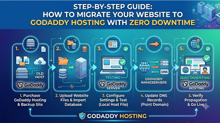 Step-by-Step Guide: How to Migrate Your Website to GoDaddy Hosting with Zero Downtime