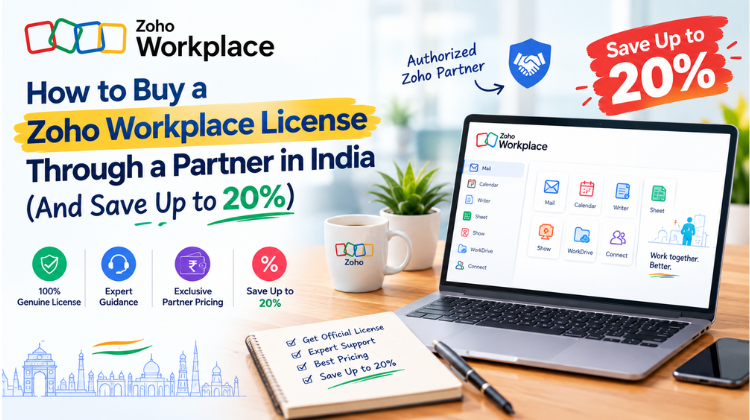 Zoho Workplace License Through a Partner in India