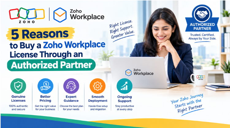 Zoho Workplace License Through an Authorized Partner